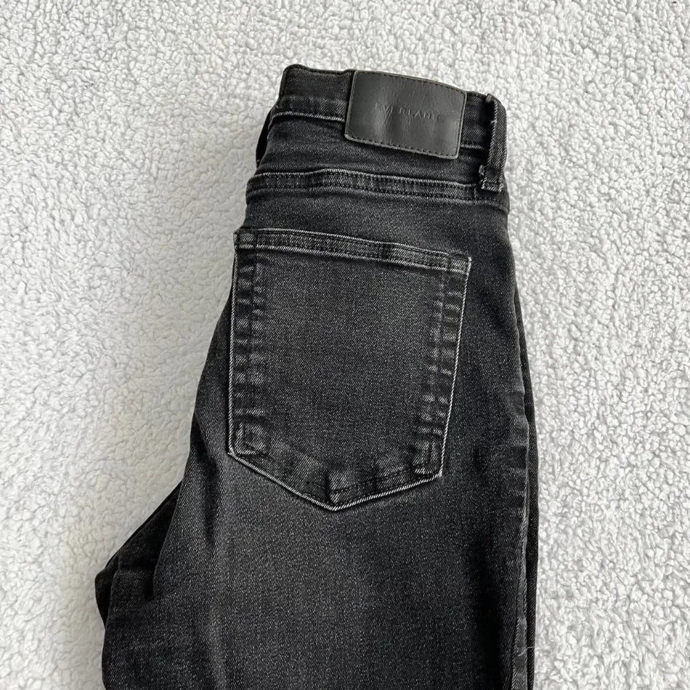 Everlane High Rise Black Ankle Jeans Size 27